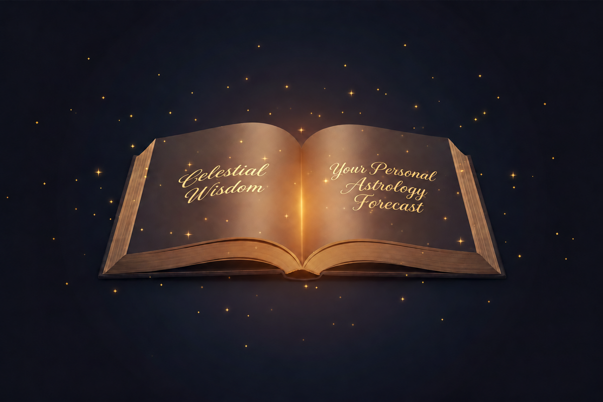 Celestial artwork illustrating a personalised astrology forecast